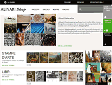 Tablet Screenshot of collotipie.alinari.it
